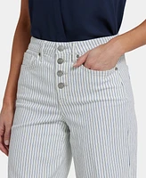 Nydj Women's High Rise Teresa Wide Leg Ankle Jeans