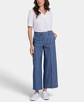 Nydj Women's Mona Wide Leg Trouser Ankle Jeans
