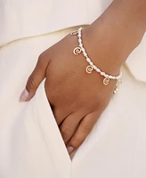 Ettika Aura Mother of Pearl Stretch Bracelet