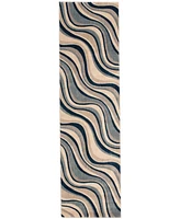 Closeout! Nourison Home Somerset Wave 2'3" x 8' Runner Rug