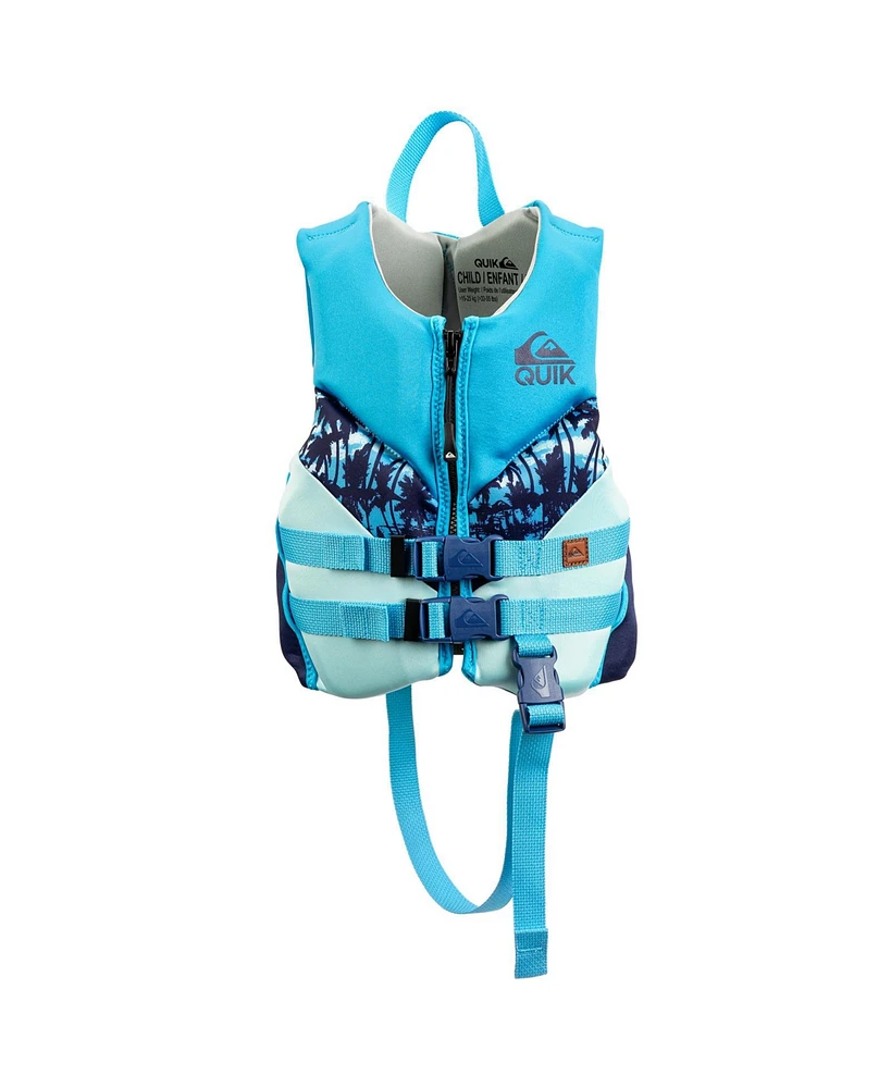 Quiksilver Life Vest Uscg Approved Life Jacket, Evoprene Pfd Personal Flotation Device
