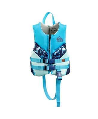 Quiksilver Life Vest Uscg Approved Life Jacket, Evoprene Pfd Personal Flotation Device
