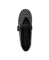 Schutz Women's Eiza Glam Round Toe Ballet Flats