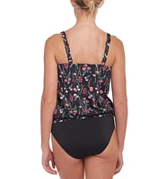 Lascana Women's Floral Tankini Swimsuit Top