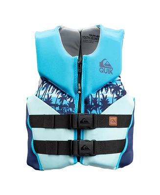 Quiksilver Life Vest Uscg Approved Life Jacket, Evoprene Pfd Personal Flotation Device