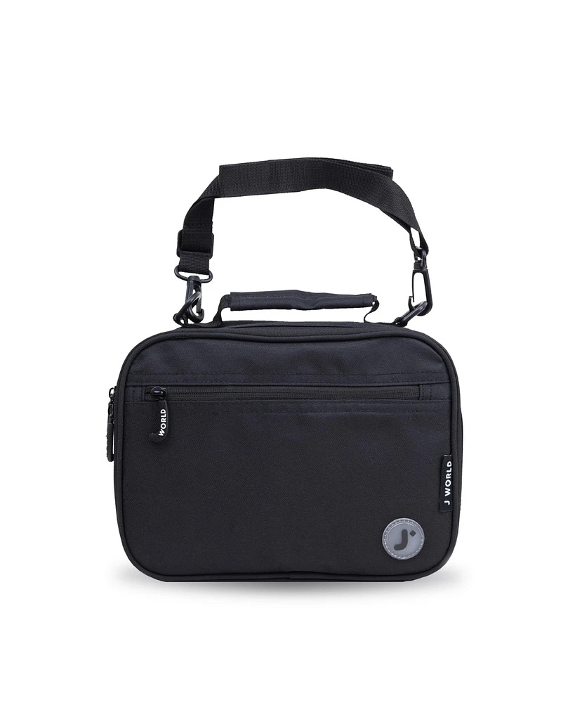 J World Boys and Girls Cody Insulated Kids Lunch Bag with Shoulder Strap