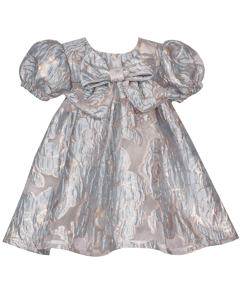 Bonnie Baby Girls Floral Trapeze Party Dress