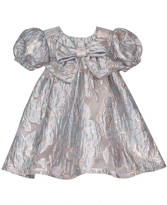 Bonnie Baby Girls Floral Trapeze Party Dress