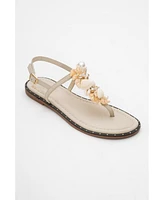 Forever & Always Shoes Joe Leather Thong Sandal