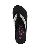 Sugar Women's Brad Embellished Wedge Sandals