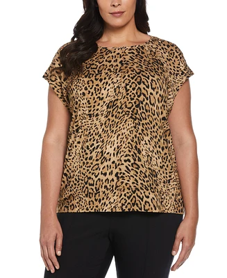 Ella Rafaella Plus Rivet Detail Sleeveless Top