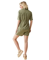 Ingrid + Isabel Maternity Short Utility Coverall