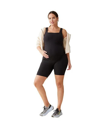 Ingrid + Isabel Maternity Short Active Unitard Romper