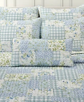 Piper & Wright Karalena Cotton Quilted Boudoir Decorative Pillow, 12" x 26"