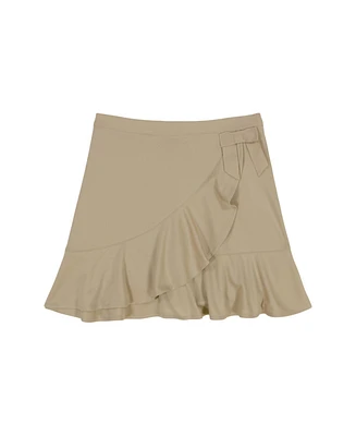 Nautica Big Girls Ruffle Layer Performance Scooter Skirt