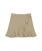 Nautica Big Girls Ruffle Layer Performance Scooter Skirt