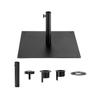 40 lbs Square Umbrella Base Stand with for Backyard Patio
