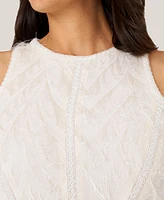 J Mendel Women's Fringe and Beaded Mini Dress