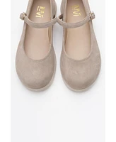 Anisa Leather Strap Flat (Women)