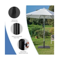 20 Inches Patio Umbrella Base with 4 Adjustable Footpads