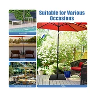 42 Lbs Weighted 25 Inch Square Patio Umbrella Base