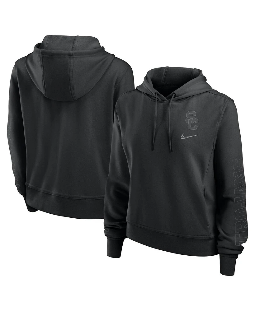 Nike Women's Black Usc Trojans One Pullover Hoodie