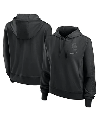 Nike Women's Black Usc Trojans One Pullover Hoodie