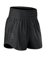 Nike Women's Black Usc Trojans Performance One High-Rise Shorts