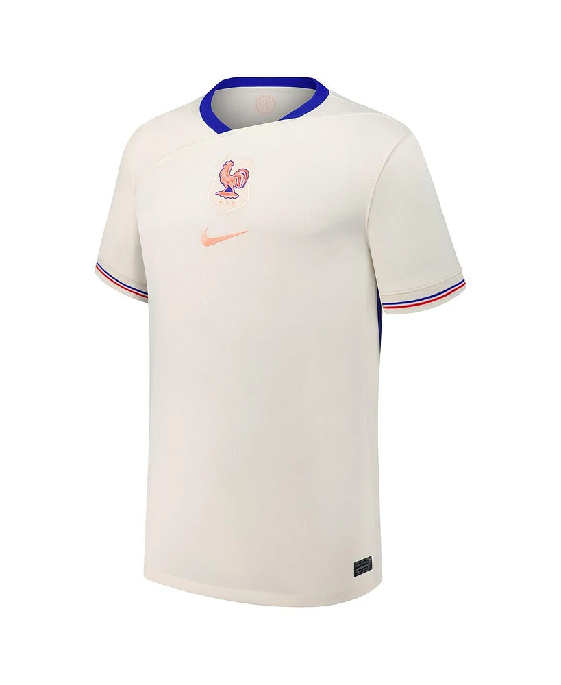 Nike Big Boys and Girls Cream France Women's National Team 2025/26 Away Replica Jersey