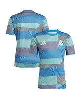 Adidas Men's Blue Real Madrid 2025/26 Aeroready Pre-Match Jersey