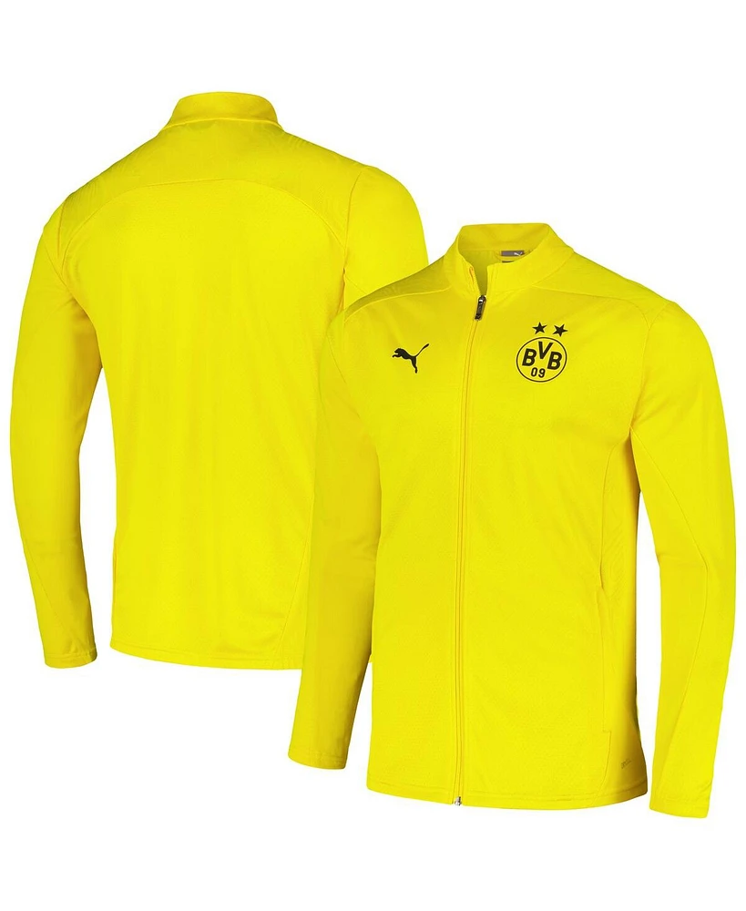 Puma Men's Yellow Borussia Dortmund 2024/25 DryCELL Full-Zip Training Jacket
