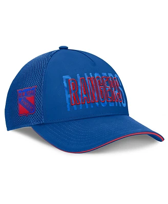 Fanatics Men's Blue New York Rangers Fundamental Flex Hat