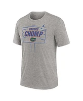 Jordan Men's Heather Gray Florida Gators Campus Local Tri-Blend T-Shirt
