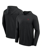 Fanatics Men's Black San Francisco 49ers Front Office Power Mono Long Sleeve Hoodie T-Shirt