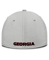 Nike Men's Gray Georgia Bulldogs Rise Practice Performance Adjustable Hat