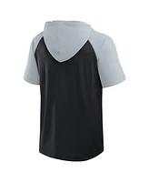 Logo Athletic Men's Black Las Vegas Raiders Prime Hoodie T-Shirt