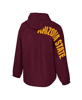 Colosseum Men's Maroon Arizona State Sun Devils Reloaded Anorak Half-Zip Jacket