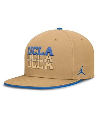 Jordan Men's Khaki Ucla Bruins True Primetime Performance Fitted Hat