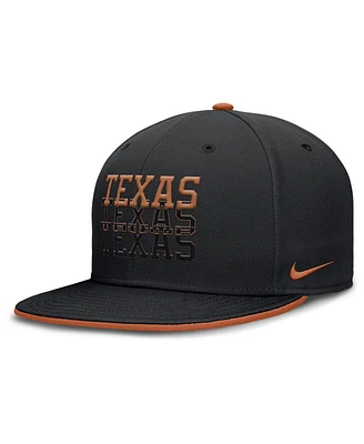 Nike Men's Black Texas Longhorns True Primetime Performance Fitted Hat