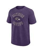 Logo Athletic Men's Heather Purple Baltimore Ravens Success T-Shirt