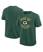 Logo Athletic Men's Heather Green Bay Packers Success T-Shirt