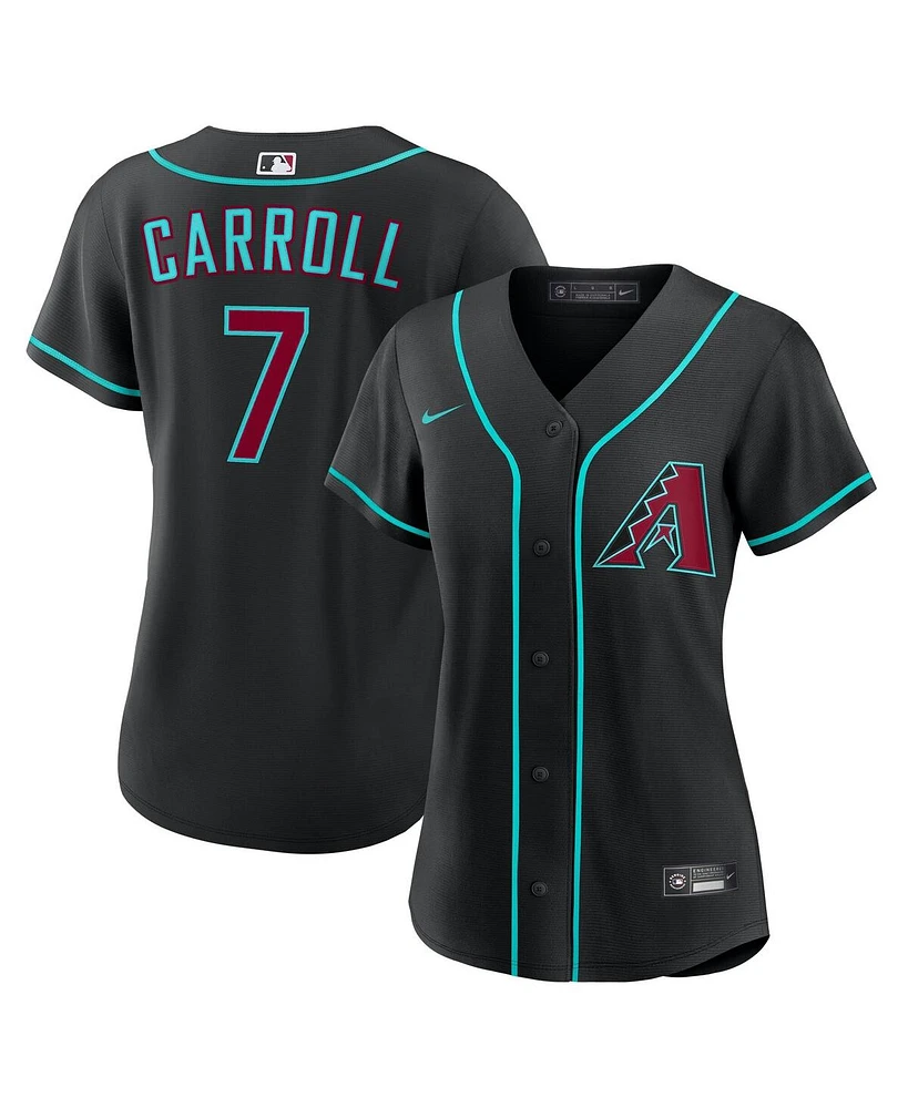 Nike Women's Corbin Carroll Black Arizona Diamondbacks Alternate Replica Jersey