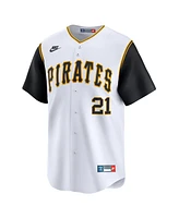 Nike Men's Roberto Clemente White Pittsburgh Pirates Cooperstown Collection Limited Jersey