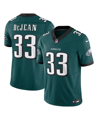 Nike Men's Cooper DeJean Midnight Green Philadelphia Eagles Team Vapor F.u.s.e. Limited Jersey