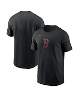 Nike Men's Black Boston Red Sox Color Pop T-Shirt