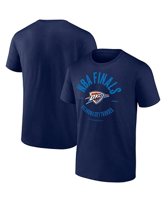 Fanatics Men's Navy Oklahoma City Thunder 2025 Nba Finals Charging Foul T-Shirt