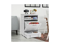 Pet Feeder Station with Stainless Steel Bowl