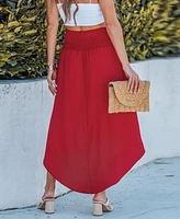 Cupshe Women's Cherry Bloom Skirt