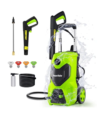 3300 Psi 2.0 Gpm Electric Pressure Washer with Foam Cannon & Hose Reel