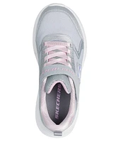 Skechers Little Girls Wave 92 Fastening Strap Casual Sneakers from Finish Line